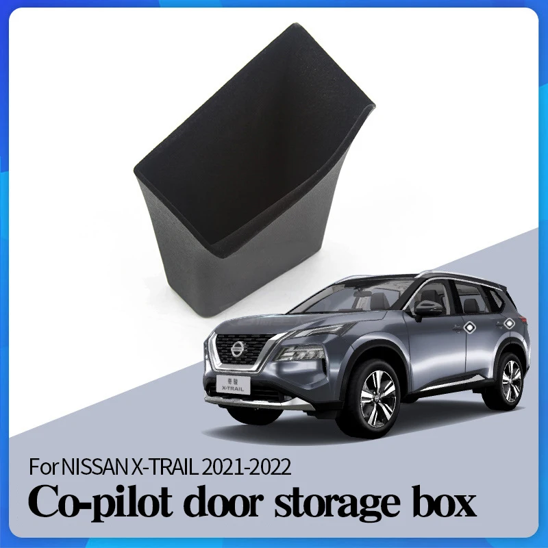 

Co-Pilot Door Storage Box For NISSAN X-TRAIL 2021-2022 Car Passenger Side Co-Pilot Grab Handle Storage Box Car Accessories