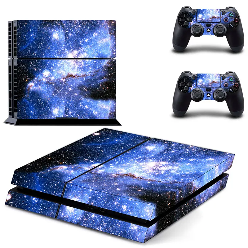 

Star sky Style PS4 Skin Sticker for Sony Playstation 4 Console & 2 Controllers Decal Vinyl Protective Skins Style 14