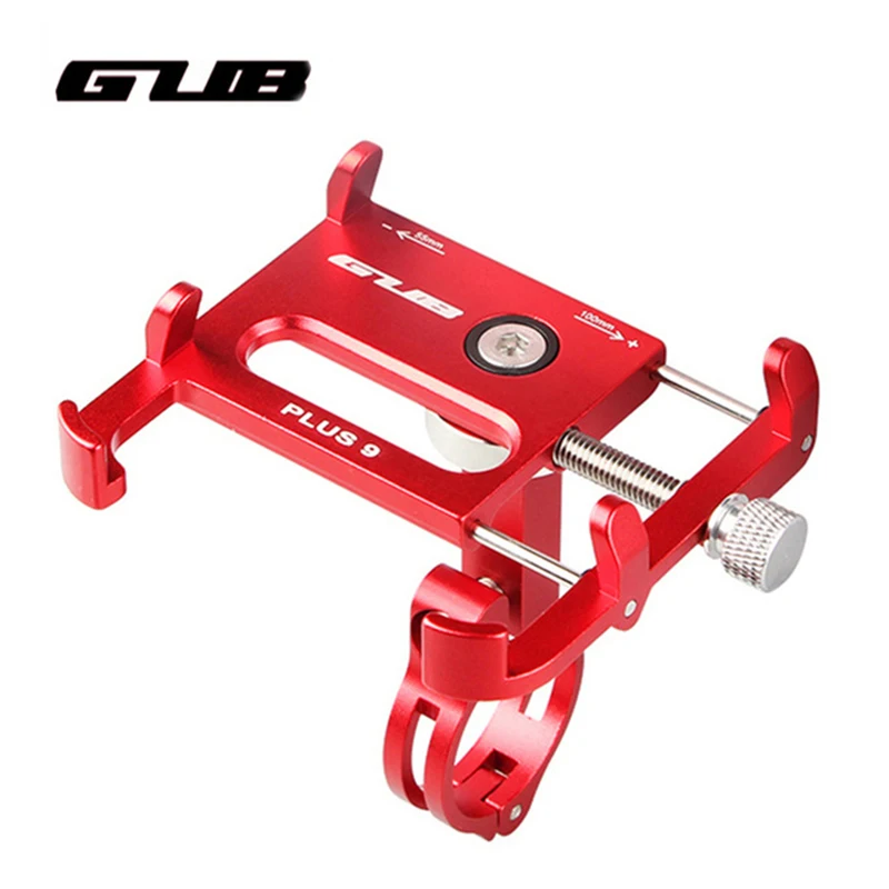 

GUB Plus 9 Bike Bicycle Handle Phone Mount Holder Support Case Motorcycle Handlebar For 3.5-6.2"CellPhone 360 degree rotation