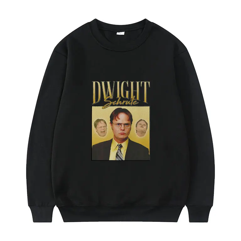 

Dwight Schrute The Office Pullover Man Tv Series Michael Scott Jim Mifflin Scranton Pullovers Men Women Hip Hop Funny Sweatshirt