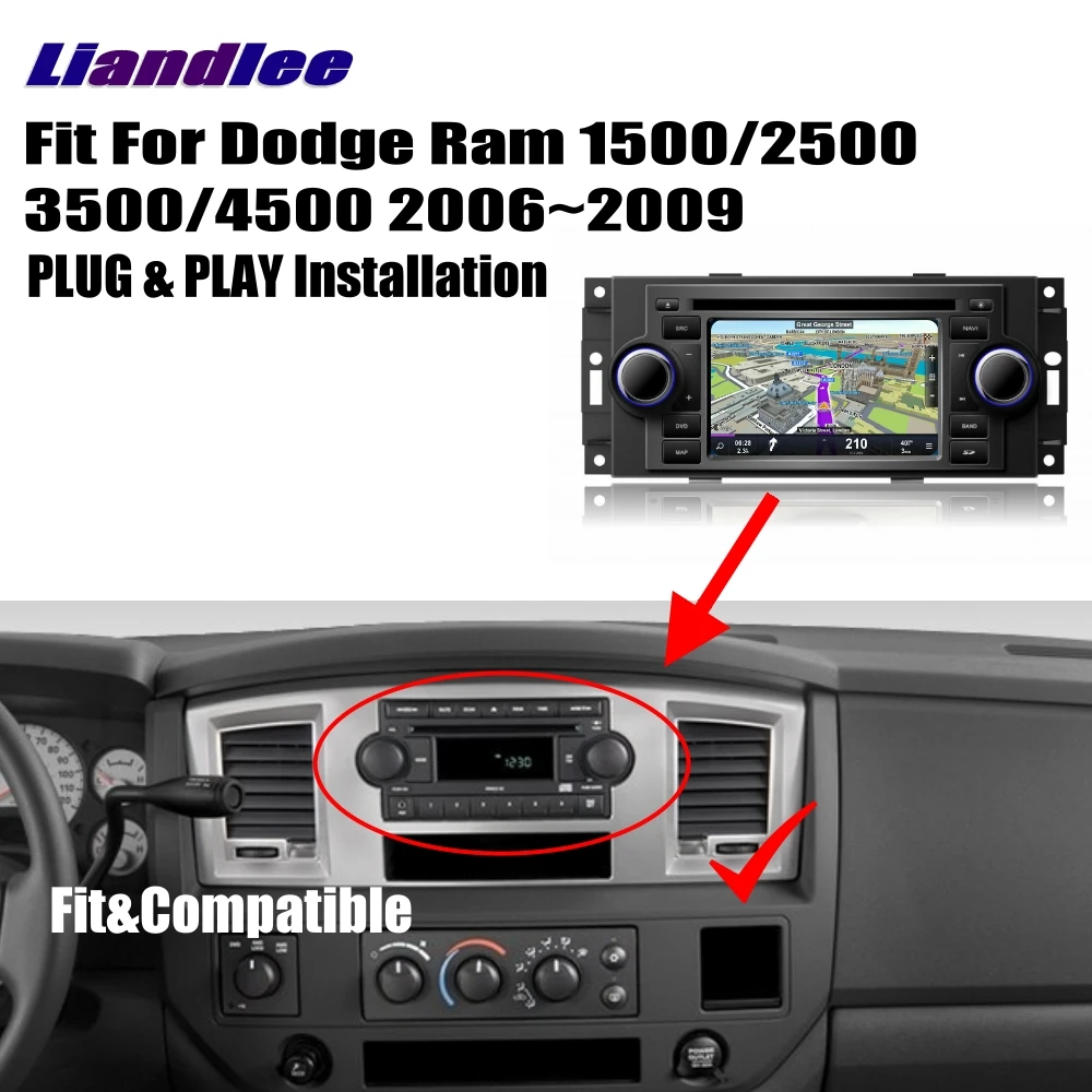 car cd dvd player multimedia for dodge ram 1500250035004500 20062009 radio android accessories gps navigation screen system free global shipping