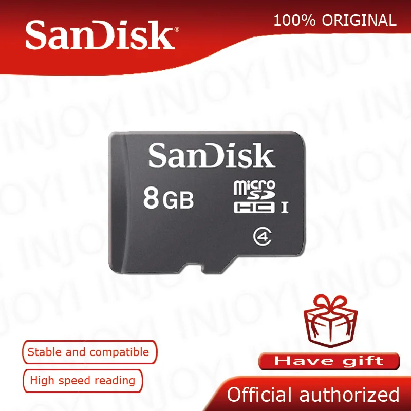 100% оригинальная карта Micro SD SanDisk 32 ГБ 16 8 microsd КЛАСС 4 карты памяти TF | Компьютеры и