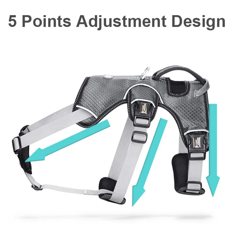 MySudui жгуты для собак среднего и большого размера ошейники светоотражающие