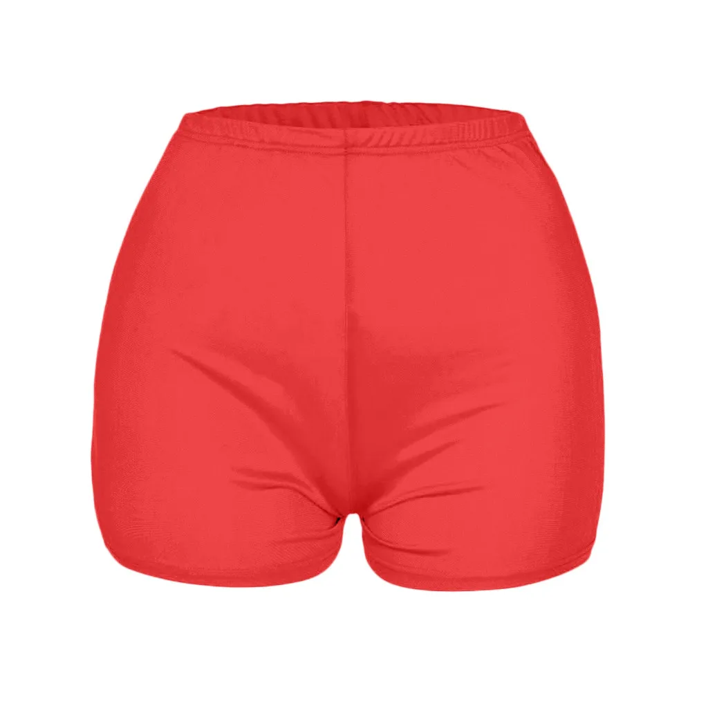 

Sexy Women Shorts Letters Print Sport Workout Clubwear Homewear Biker Shorts Femme Clubwear Homewear Shorts