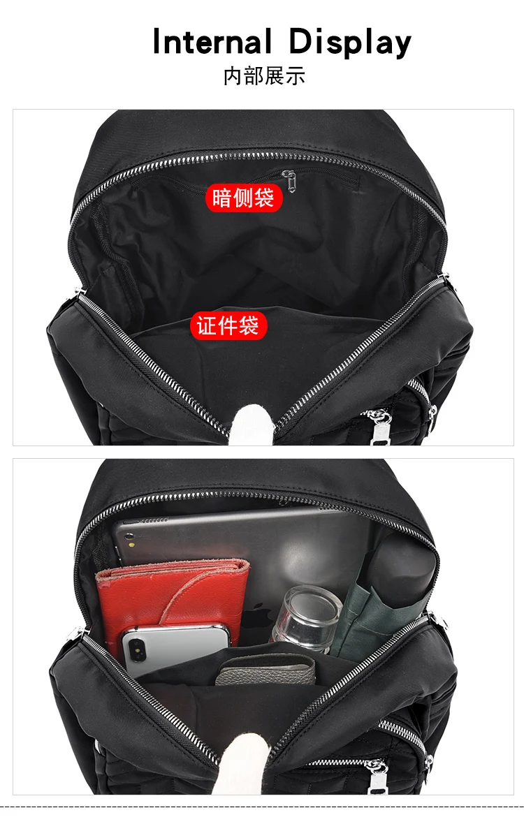 

2021 Anti-theft Women Backpacks Large Capacity Famous Brand High Quality Waterproof Oxford Women Backpack Ladies Backpack