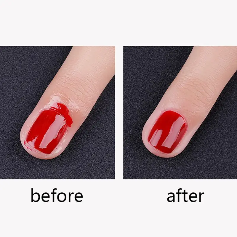 Лак для ногтей с защитой краев устойчивый к протечкам клей быстросохнущая