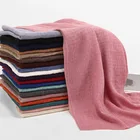 Модные однотонные хлопковые шарфы для женщин, мусульманский хиджаб, женский головной платок, Исламские шали, головной платок