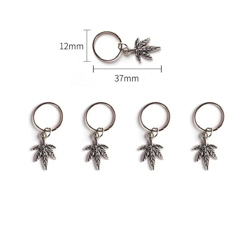 5 8 штук металлическая африканских волос кольца Бусины манжеты трубки подвески