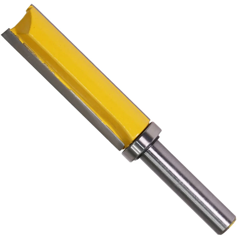 

Workshop Router Bit Yellow 8MM Shank Woodworking Trimming Cutting Tools Accessories Attachment Milling