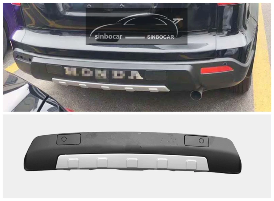 Автомобиль ABS пластик Передний + Задний бампер протектор Подоконник Накладка