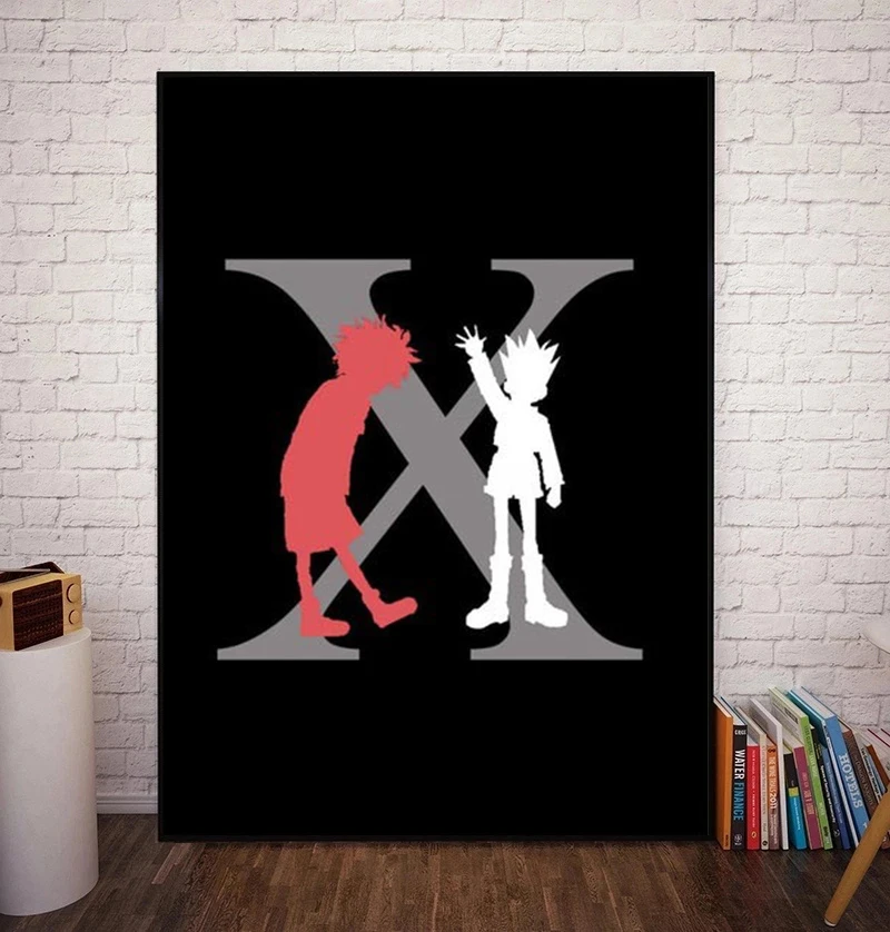 Anime Poster Hunter X Killua Zoldyck Kurapika Gon Freecss Hisoka Canvas Painting Kawaii Wall Picture for Boy's Room Decor | Дом и сад