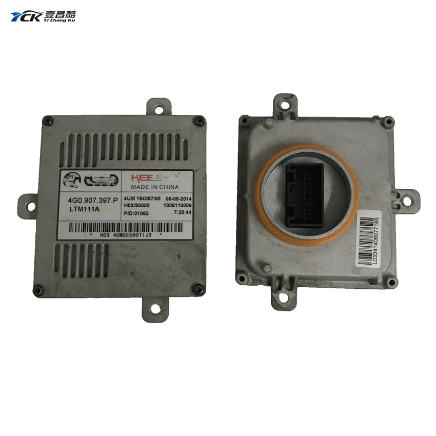 1X YCK оригинальный 4G0907397P б/у головсветильник Свет Компьютерный светодиодный