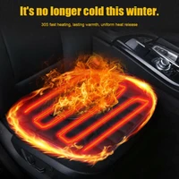 12v car heated seat cover heating universal electric auto seat cushion winter keep warm office home soft breathable seat cover