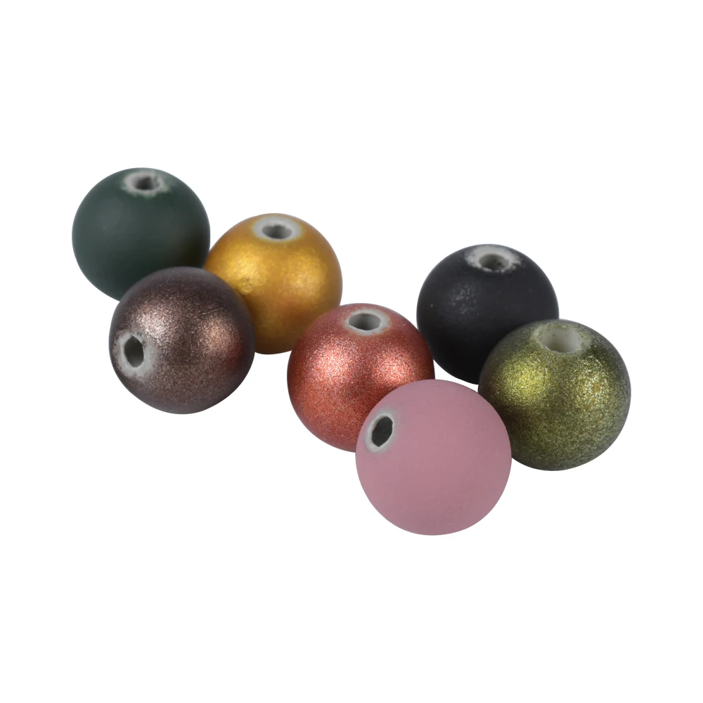 Матовые бусины россыпью 50 шт./лот 8 мм аксессуары сделай сам фурнитура CCB матовые