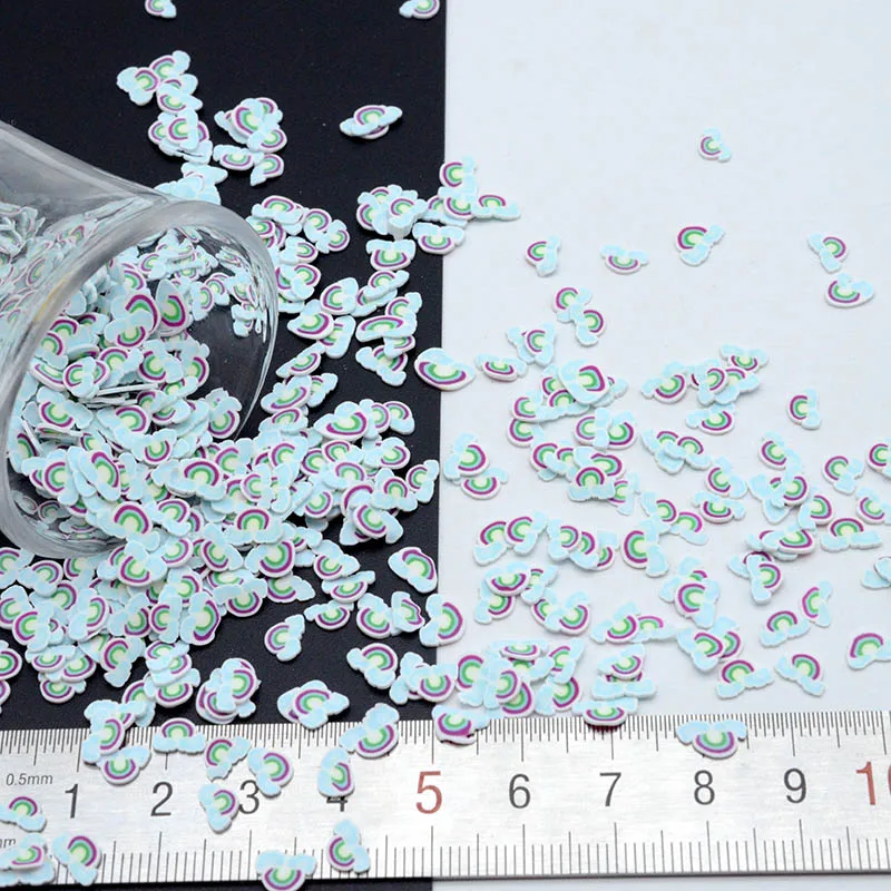 50 г/лот лента из полимерной глины Микс бантов милые конфетти для рукоделия сделай