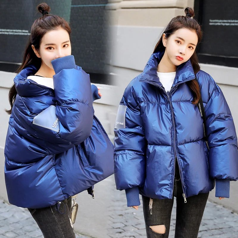 Новинка 2019 женская зимняя свободная и удобная куртка теплая короткая хлопковая