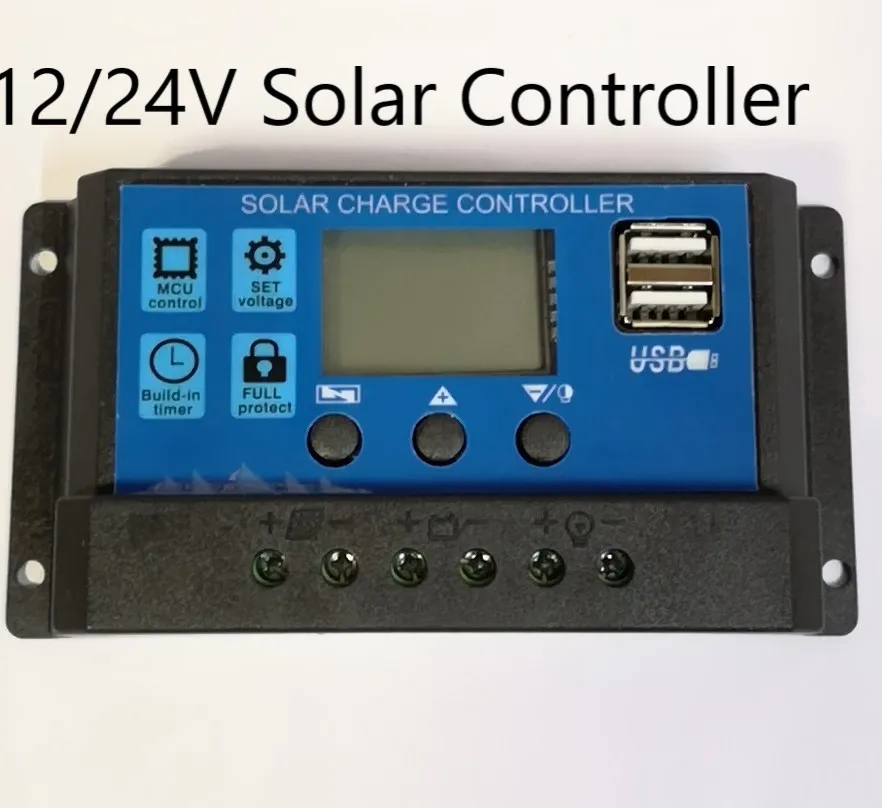 Хорошее качество 12/24V 10A20A30A популярные и дешевые PWM Тип максимальной точкой
