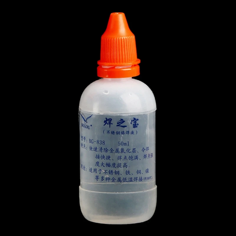 

K1KA 25ml Powerful Rosin Soldering Agent No-clean Flux White Steel Plate Iron Battey