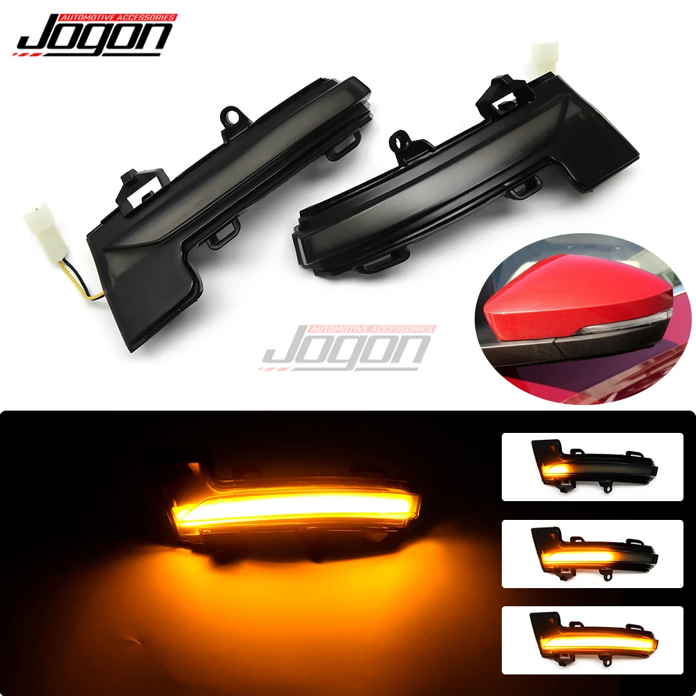 

For Skoda Octavia Mk3 A7 5E 2013 2014 2015 2016 2017 2018 2019 Dynamic LED Turn Signal Light Blinker Side Mirror flasher Lamp