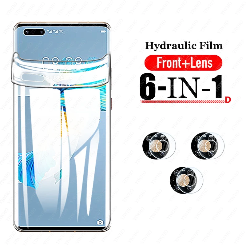 

Hydrogel For Huawei mate 40 P40 Pro plus p40pro+ Screen Protector For Huawei p smart 2021 2020 y6p y5p Protection Film Not Glass