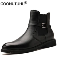 2021 style fashion mens chelsea boots casual genuine leather shoes male army boot man shoe military snow boots for men big size