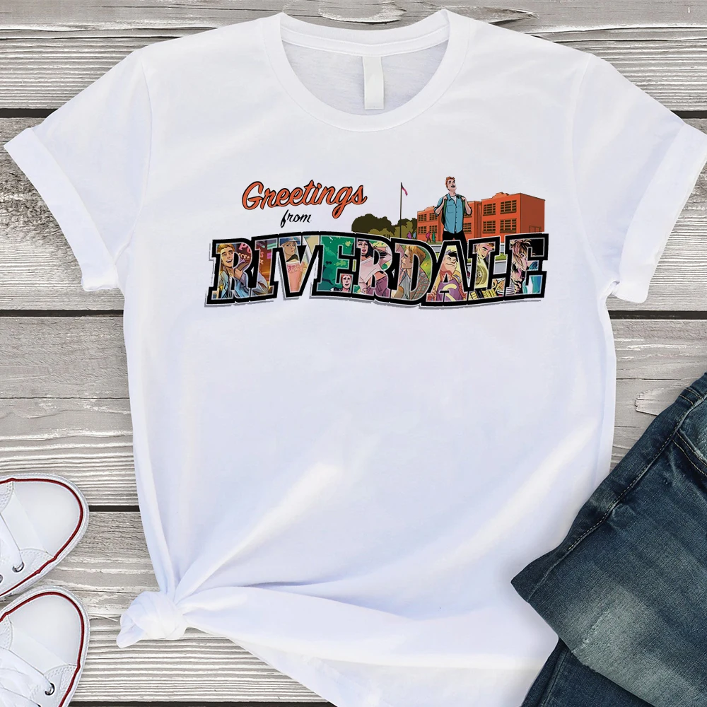 

New Arrivals Spring Summer Riverdale Set Tshirt Ulzzang Fashion Harajuku Top Tee Loose Short Sleeve Clothes Daily Casual Wear