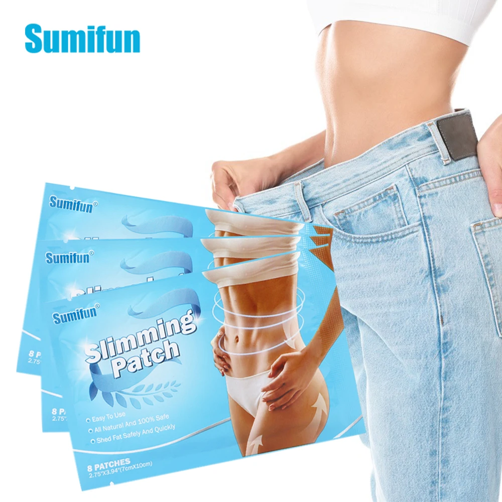 

8Pcs Sumifun Slimming Navel Patch Arm Leg Abdomen Cellulite Removal Sticker Belly Fat Burning Lose Weight Plaster Keep Shape