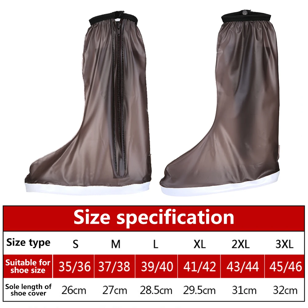 

Waterproof Shoe Cover Anti-slip Motorcycle Cycling Bike Rain Boot Protector Outdoor Camping Boots Rainproof Covers Slip-resistan