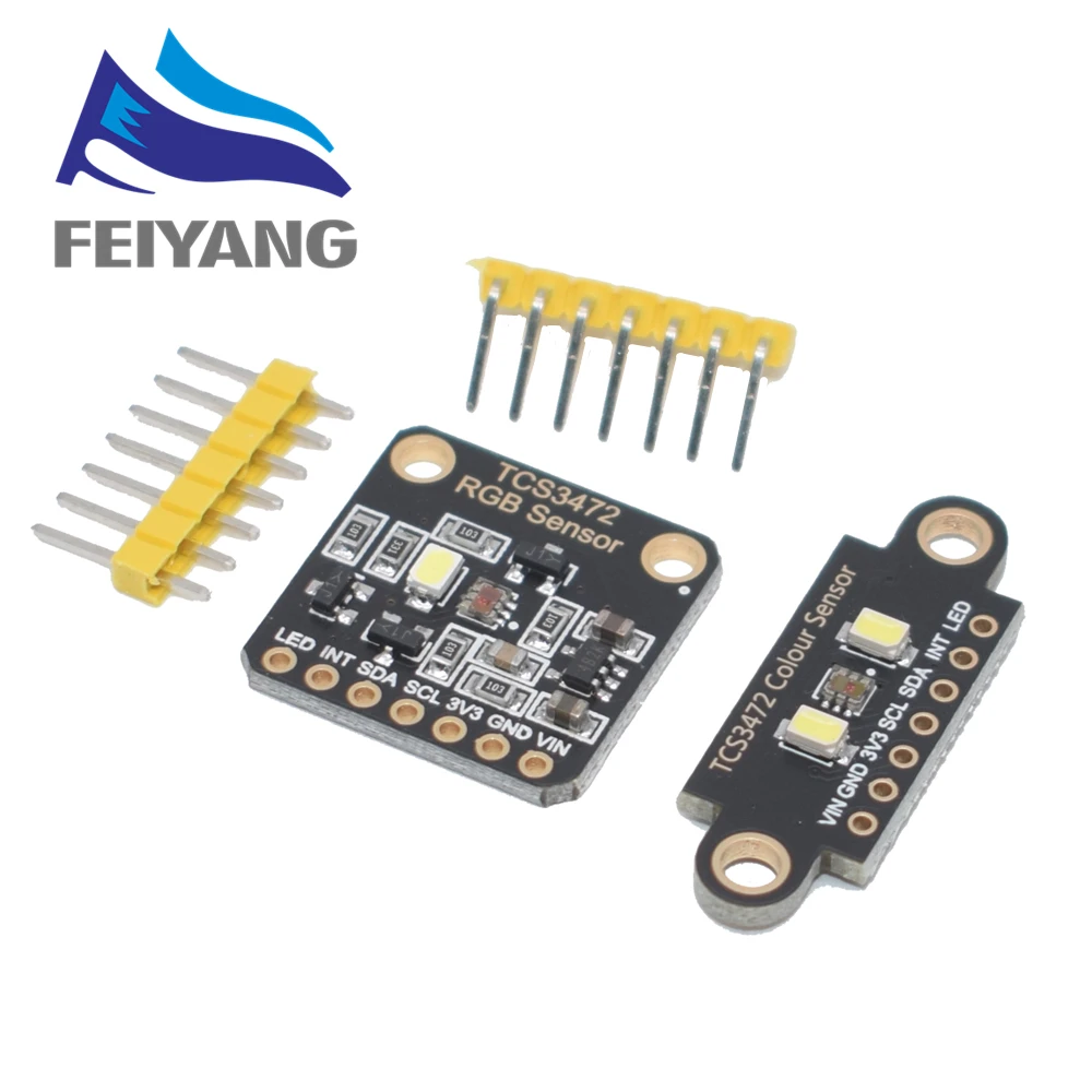Модуль распознавания цветных датчиков TCS34725 RGB макетная плата IIC I2C для Arduino STM32