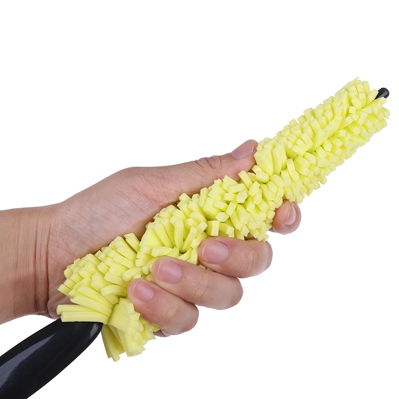 Щетка для мытья с длинной ручкой уход за стальными колесами авто чистящий