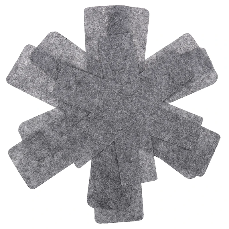 Разделители для кастрюль и сковородок 3 шт./лот с серым принтом премиум-класса