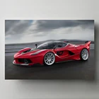 Плакаты Supercar Ferraris FXX K, обои для спортивного автомобиля, картины на холсте, настенное искусство для домашнего декора комнаты