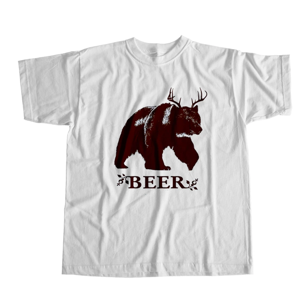 

Крутая футболка унисекс из чистого хлопка с изображением пива для влюбленных, Мужская футболка с коротким рукавом, свободная футболка, Мужс...