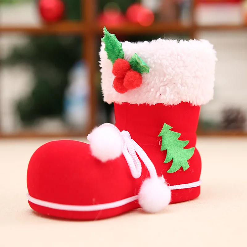 Орнамент Новогодняя елка подвесные новогодние ботинки рождественские