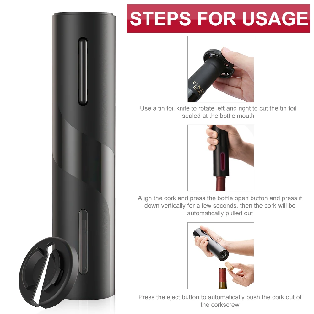 Автоматический Консервооткрыватель Бутылки Вина Штопор нажатием одной кнопки