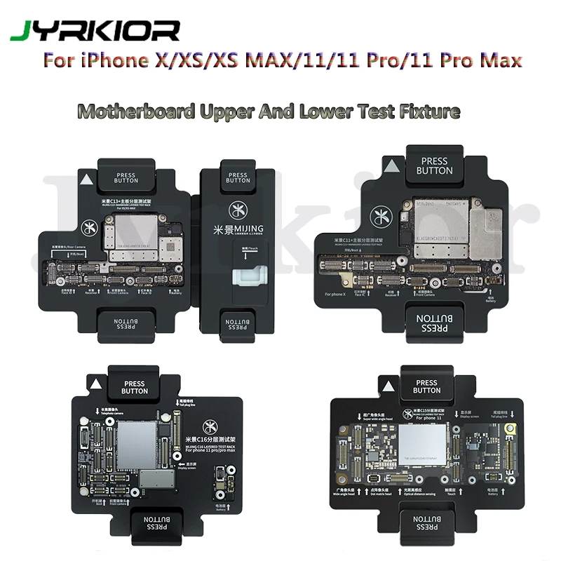 MiJing для iPhone X/Xs Max/11/12 Pro Max тестирование функции материнской платы тестер верхней и