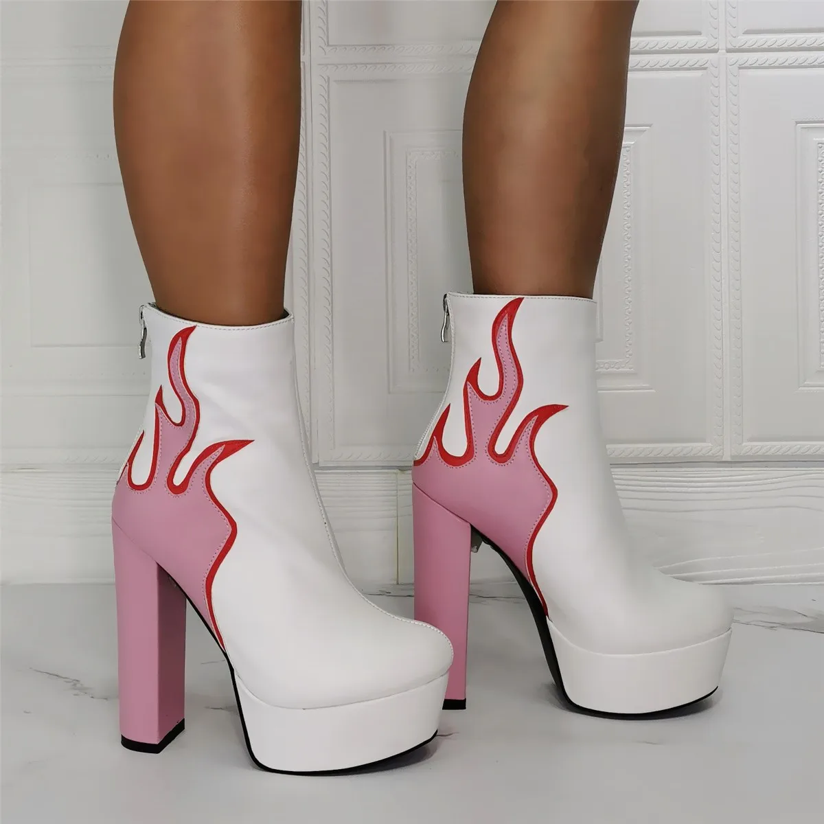 

Big women's boots with high heels