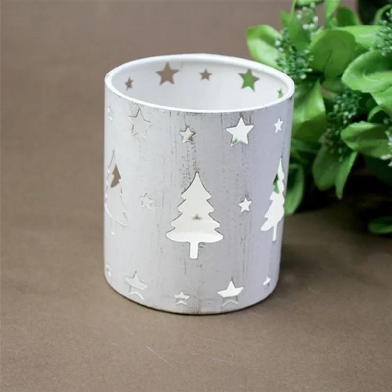 Марокканский Стиль полый подсвечник Votive подвесной фонарь из кованого железа