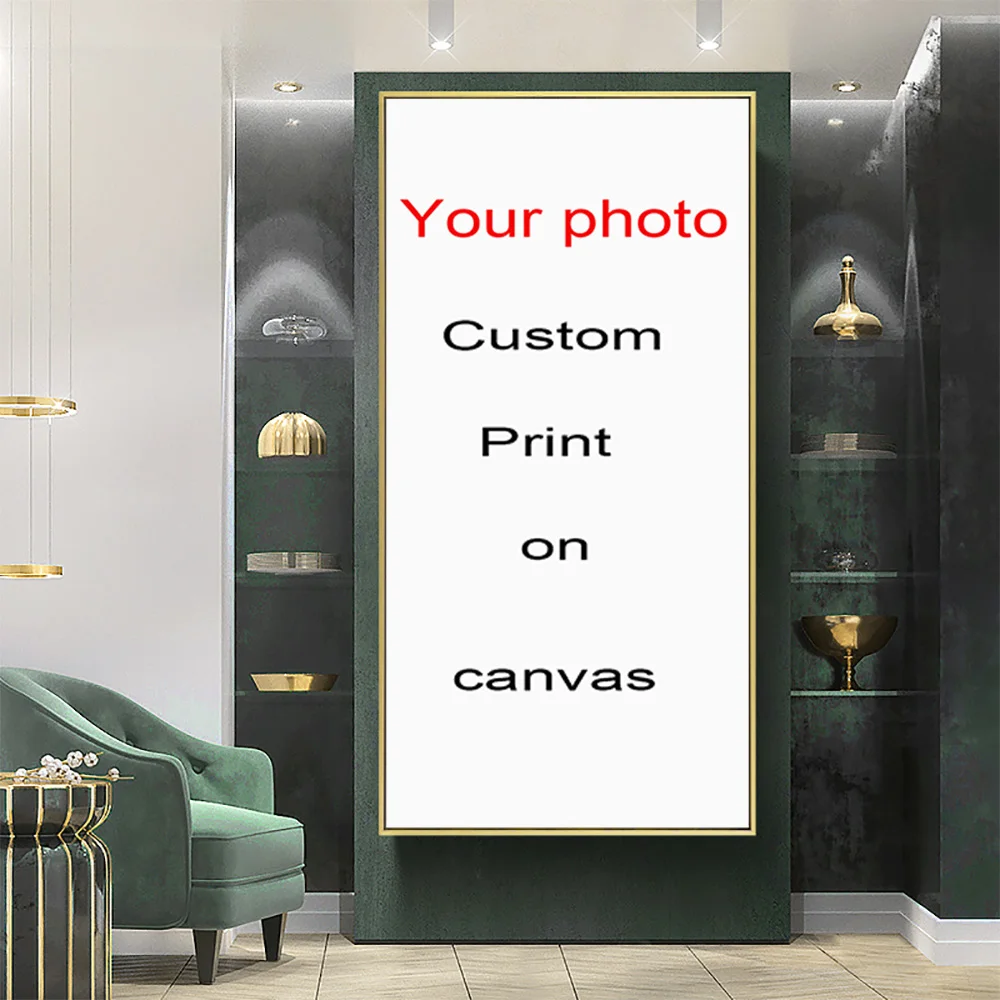 

Hotel Custom Canvas Painting Poster and Wedding Photo Personal Printing Family Wall Art Pictures for Livingroom Large Size H