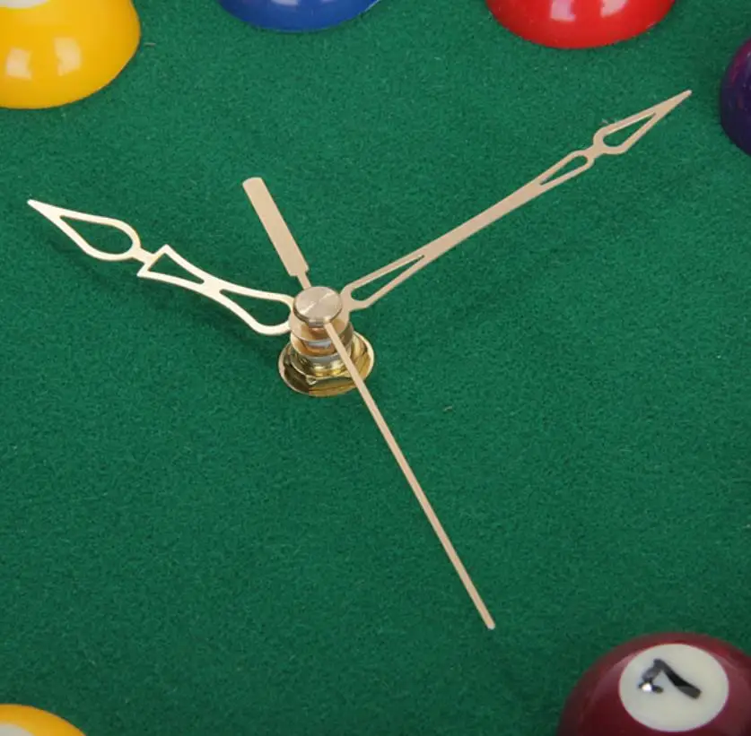 Billiards Snooker timepiece wall clock creative personality fashion Wall Modern art Quartz mute design | Дом и сад