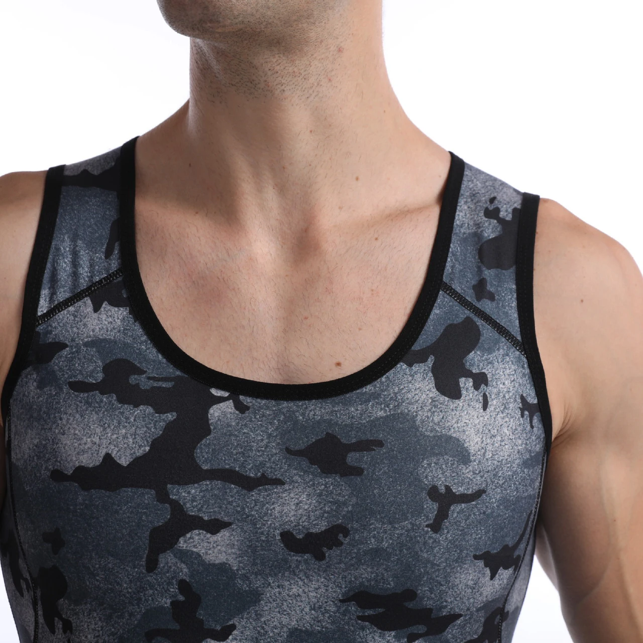 Sauna Heat Trapping Vest for Men Weight Loss Shirt Men's Premium Slimming Polymer Workout Sweat Tank Top