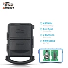 5 шт. умный Автомобильный ключ Dandkey 2B ASK с дистанционным управлением 433 МГц для Vauxhall для Opel Corsa C Meriva Tigra, комбинированный фургон без лезвия