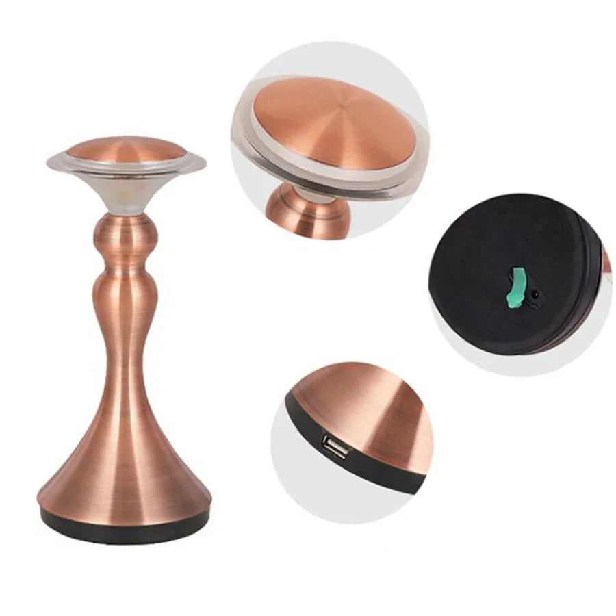 

Literature And Art Touch Sensor Table Lamps Rechargeable Bedroom Bedside Table Night Lights Dimmable Cafe Office Desk Light