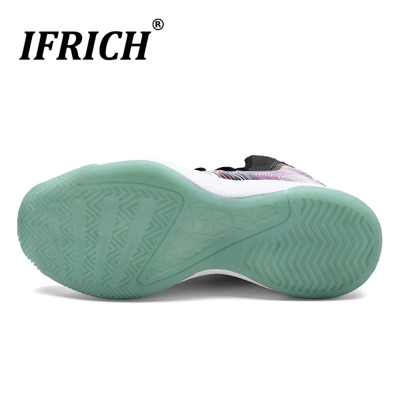 Нескользящая обувь для мальчиков баскетбольные высокие кроссовки удобная