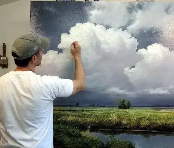 

GOOD ART PAINTING # ARTIST CUSTOM OIL PAINTING # 100% HAND PAINTED WORK ON CANVAS -LARGE SIZE 90*120CM +DHL SHIPPING COST