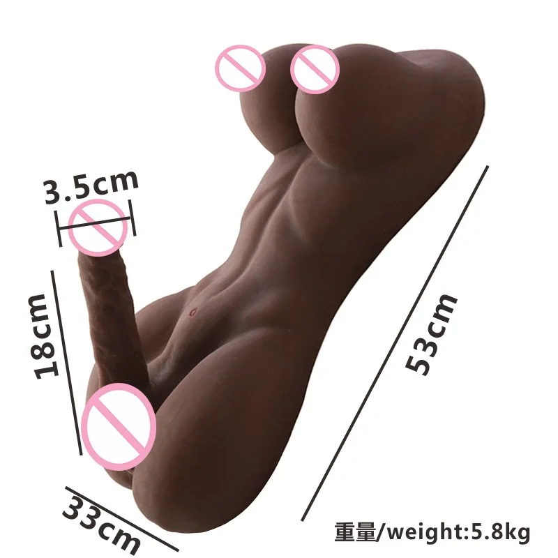 18 см большой пенис грудь половина тела секс кукла для геев горячая Реалистичная