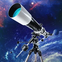 refractor astronomical telescope child aldult usb starscope night monocular eq 2 german equatorial mount space telescope outdoor