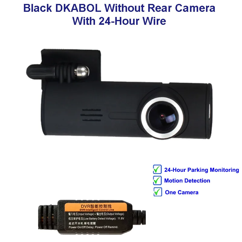 Black One Cam Line Jabriel Скрытая HD 1080P Автомобильный видеорегистратор 24 часа видео рекордер камера заднего вида для kia rio 3 4 Ceed Sportage Cerato SORENTO picanto - Название цвета: Black One Cam Line