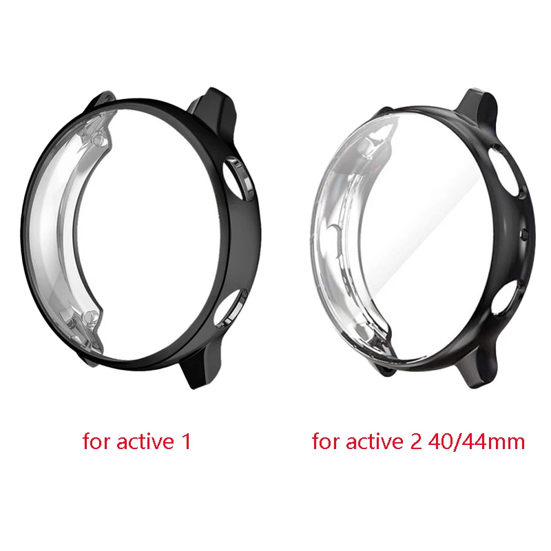 Active 2 watch case For Samsung Galaxy Watch Active 2 44mm 40mm Soft TPU Full Screen Protection Cover Galaxy watch active2 40 44