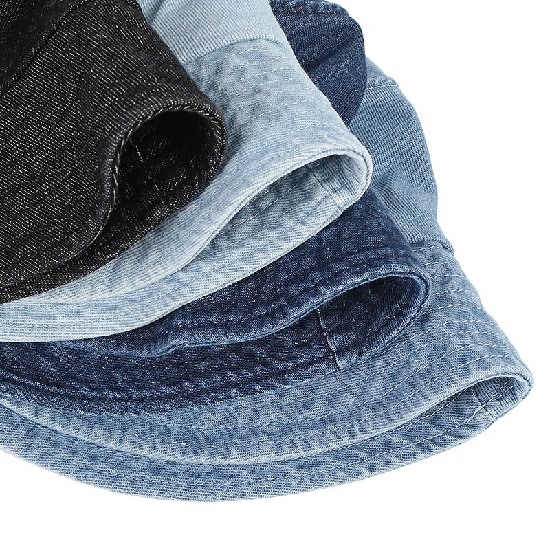 Женская джинсовая Панама с вышитыми бабочками дизайнерская bob chapeau femme женская